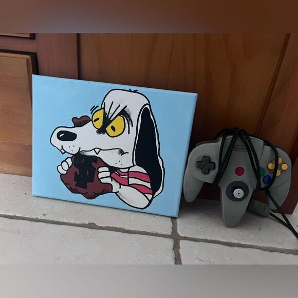 Bad Snoopy painting - Picture 2 of 4